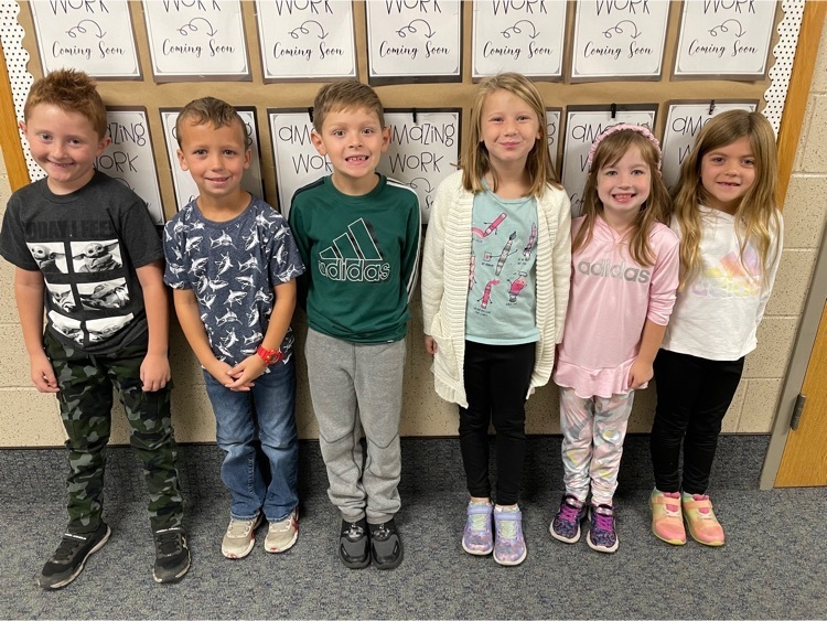 Responsible First Graders in Mr. Baber’s Class