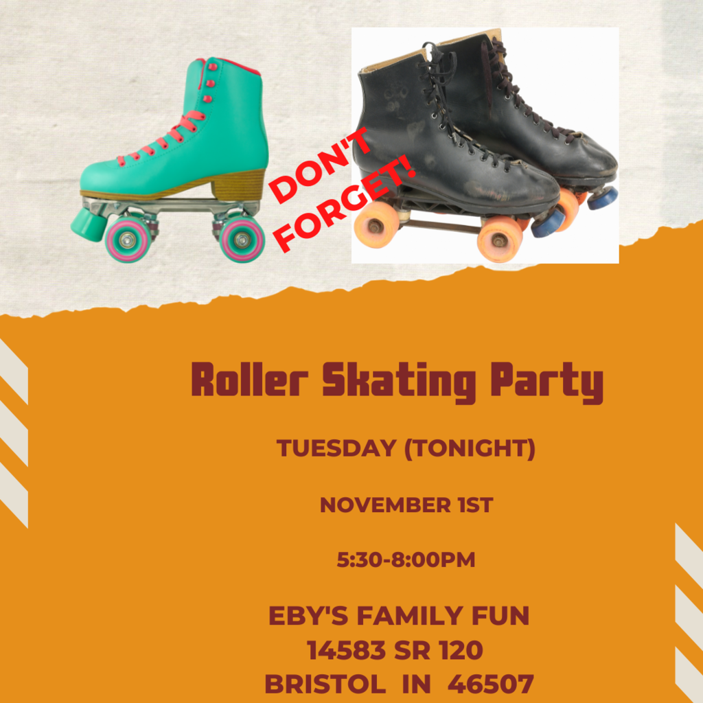 Roller Skating Party Reminder